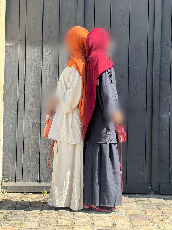 Ensemble Kimono Jupe à Nouer - Abaya Kimono